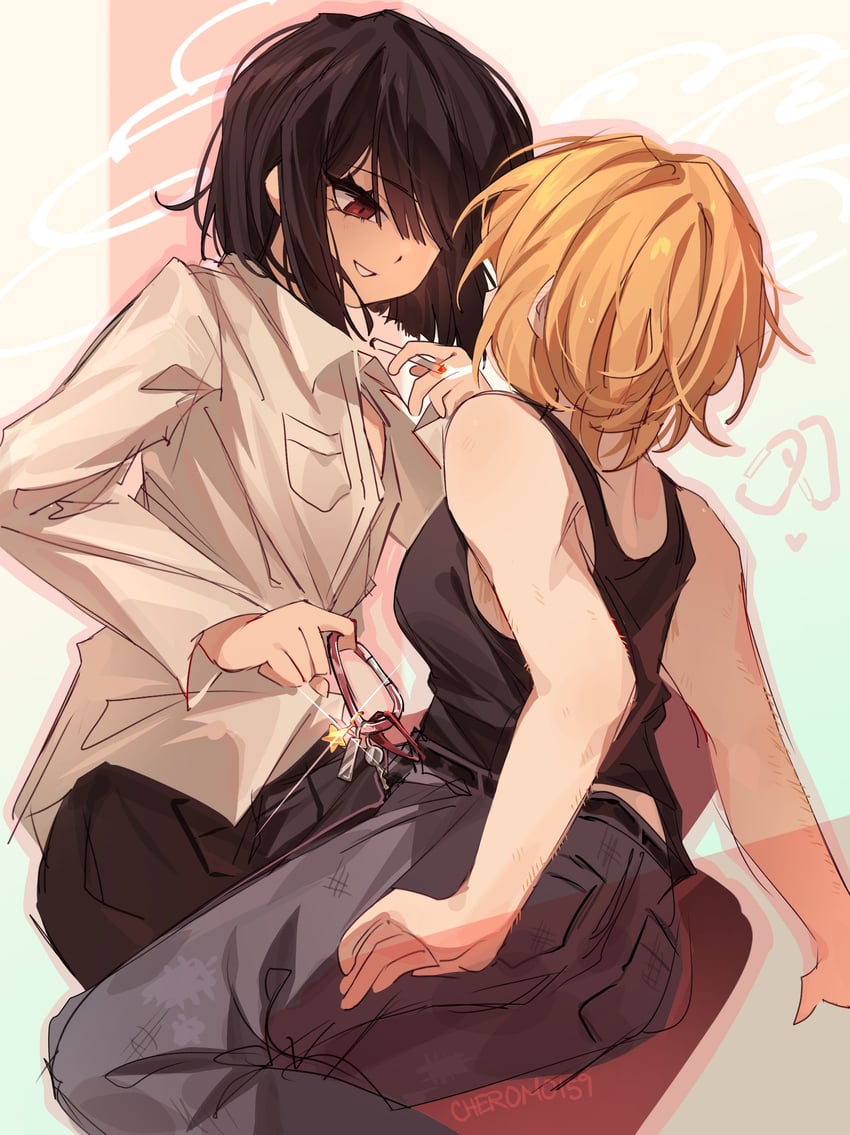 don quixote and ryoshu (project moon and 1 more) drawn by cheromo159