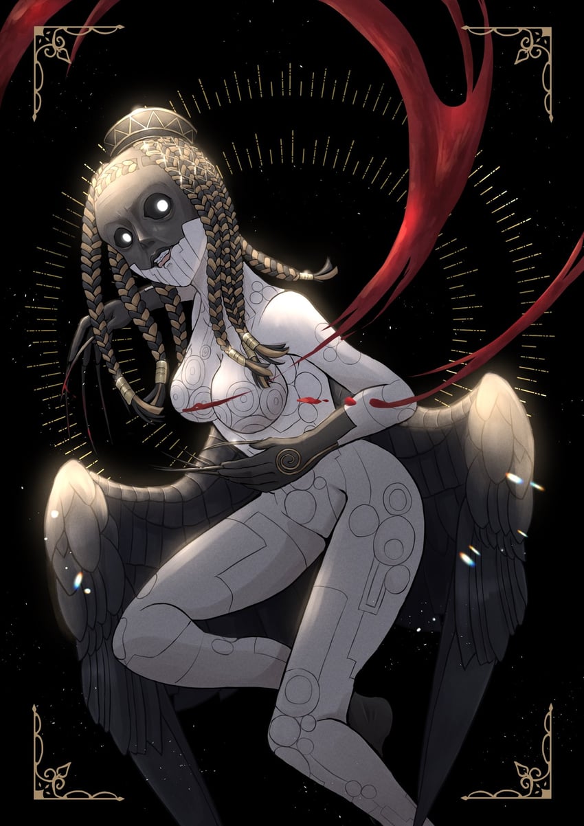 eisheth zenunim (shin megami tensei and 2 more) drawn by yoru_emk