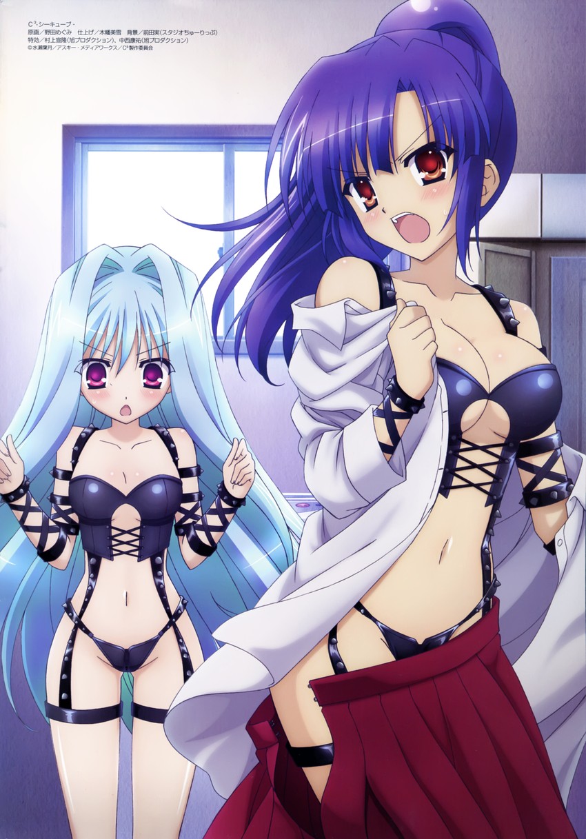 fear kubrick and ueno kirika (megami magazine and 1 more) drawn by noda_megumi_(artist)