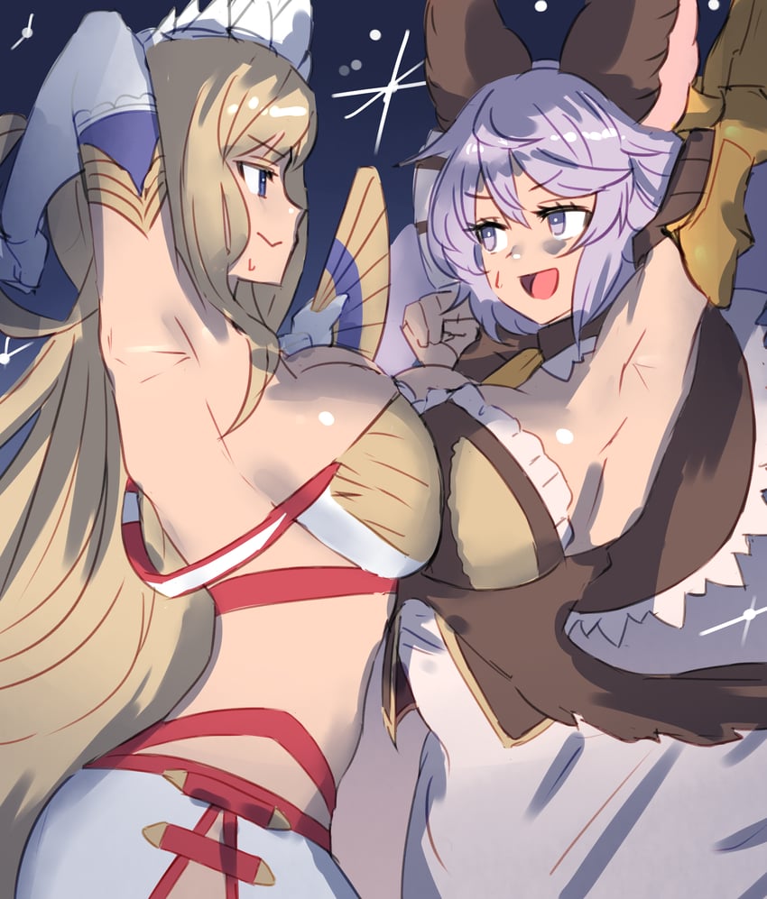 satyr and cassiopeia (granblue fantasy and 1 more) drawn by quanero