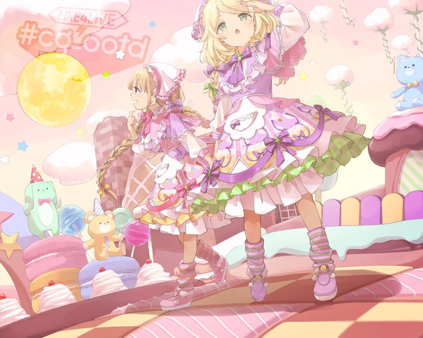futaba anzu and yusa kozue (idolmaster and 2 more) drawn by beaky45779868