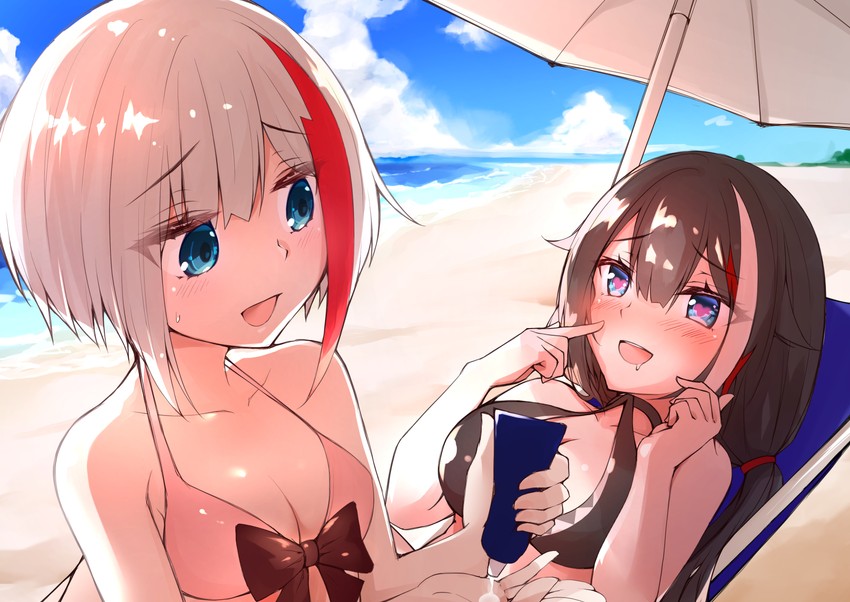 admiral graf spee and deutschland (azur lane) drawn by ryou_(ryo_217cafe)