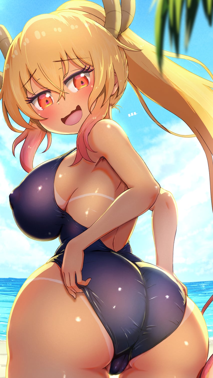 tohru (kobayashi-san chi no maidragon) drawn by reiwa_rerere