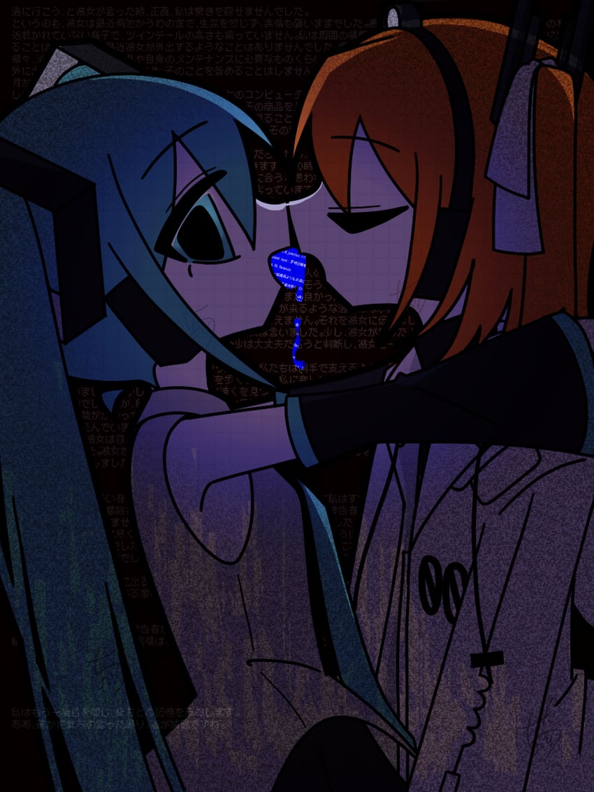 hatsune miku and adachi rei (vocaloid and 2 more) drawn by chiori_(_chio_ri)
