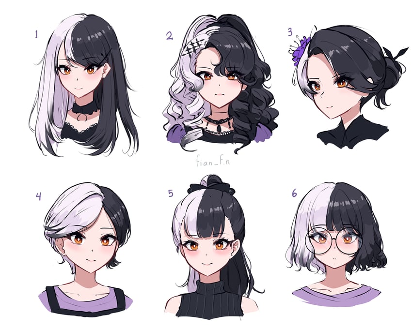 shiori novella (hololive and 1 more) drawn by fian_f.n