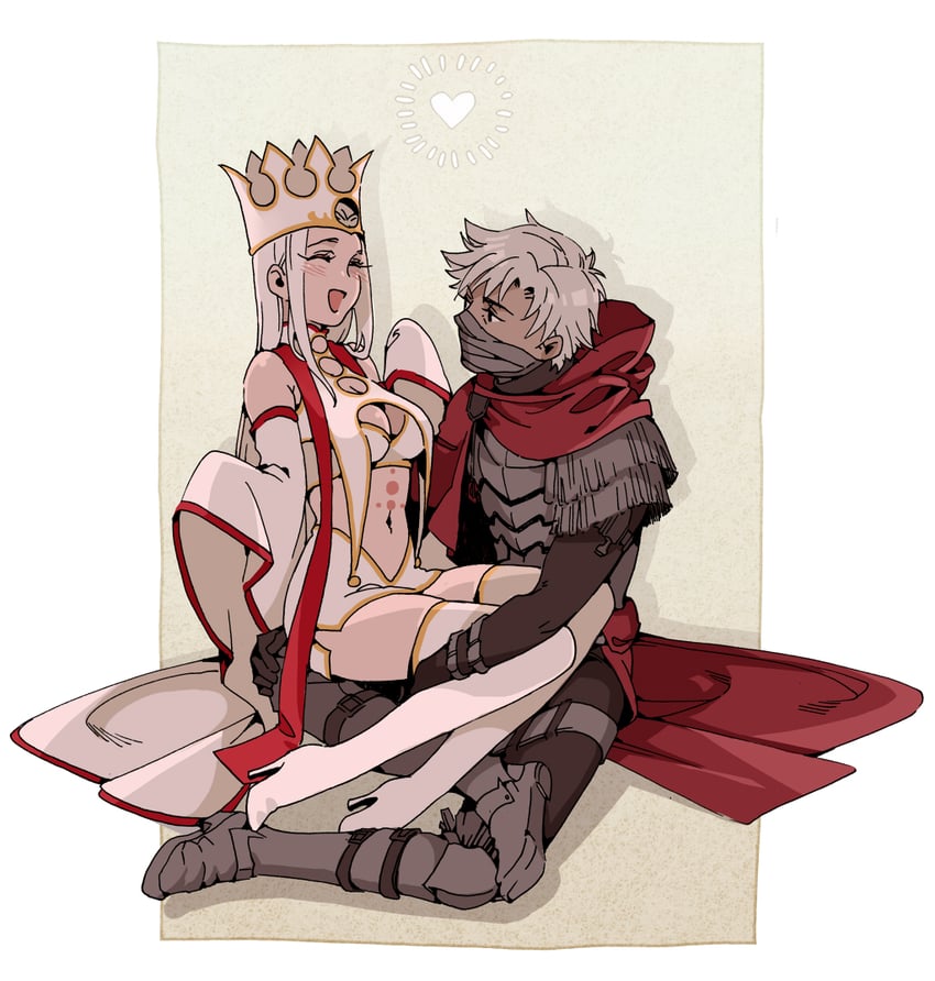 emiya kiritsugu and irisviel von einzbern (fate and 1 more) drawn by haruhikohiko