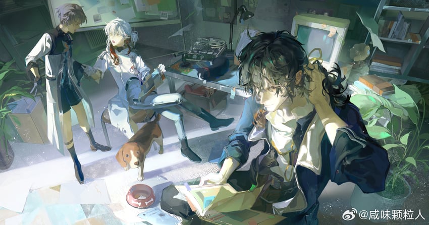 medicine pocket, x, and enigma (reverse:1999) drawn by xianwei_keliren