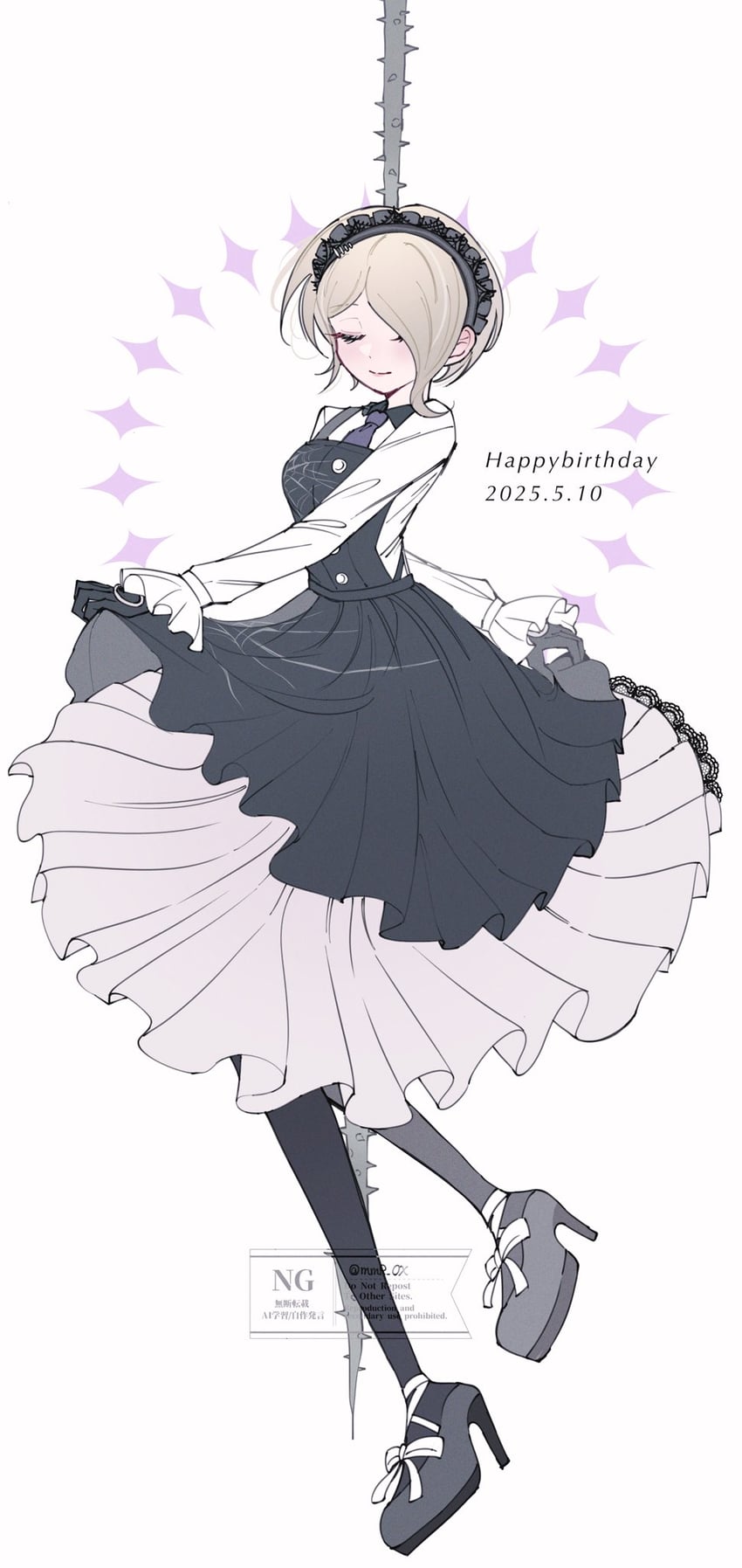 tojo kirumi (danganronpa and 1 more) drawn by mmr_0x