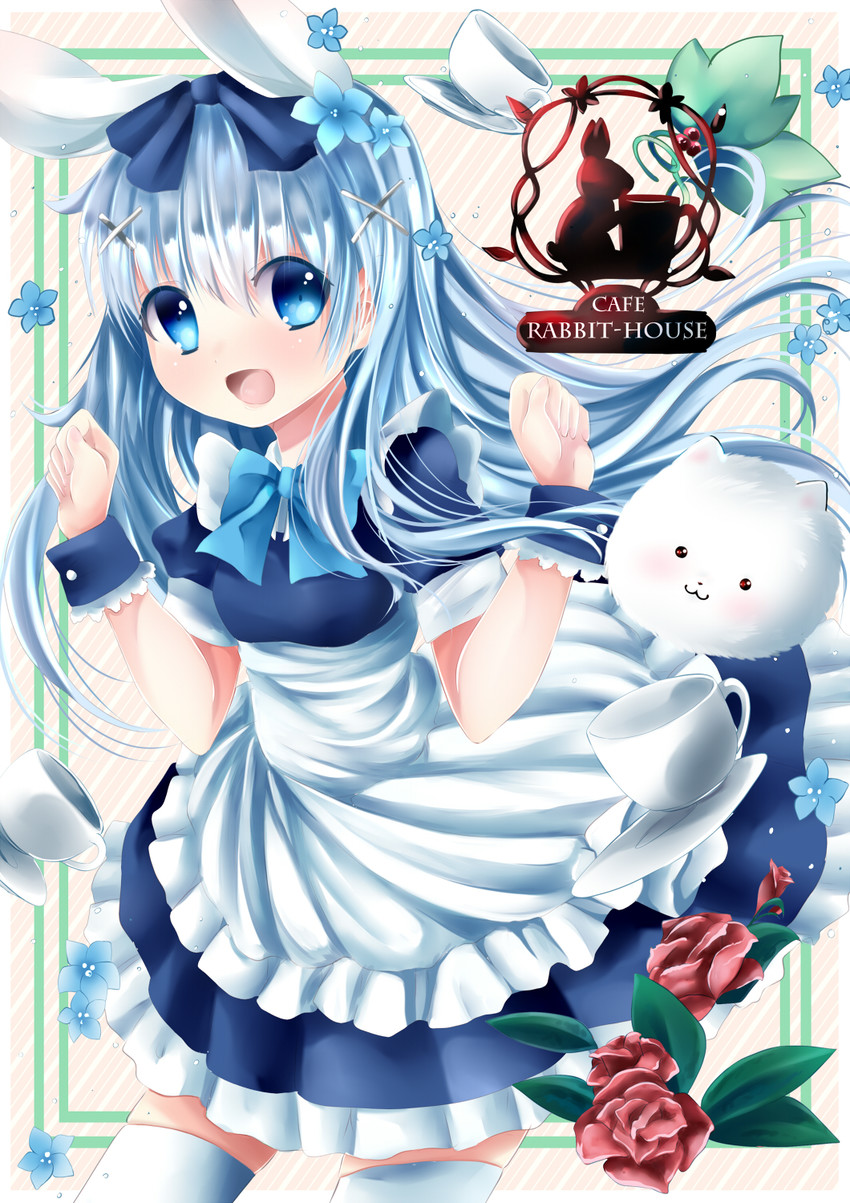kafuu chino and tippy (gochuumon wa usagi desu ka?) drawn by kenneos