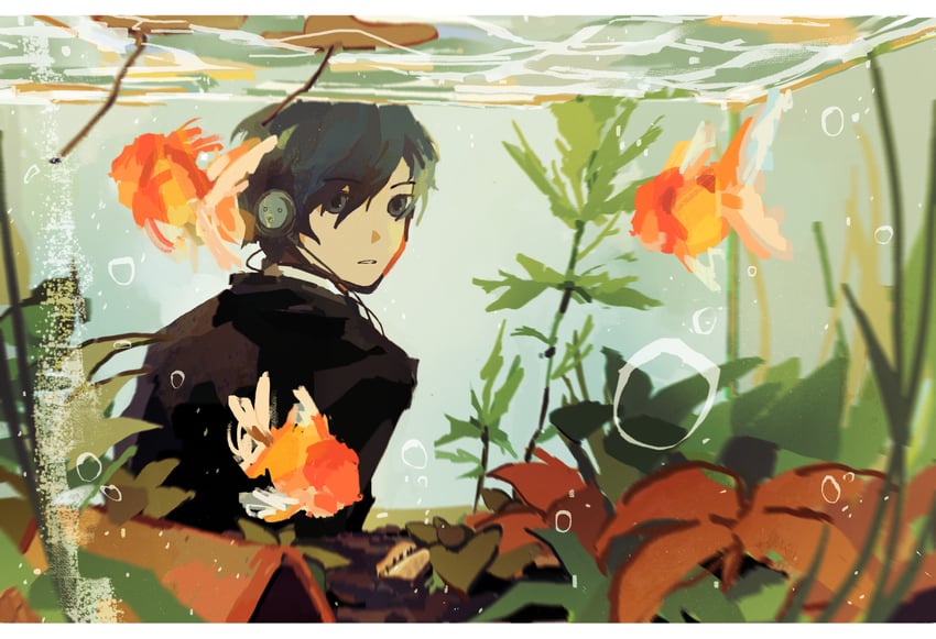 yuuki makoto (persona and 1 more) drawn by makkiatooo