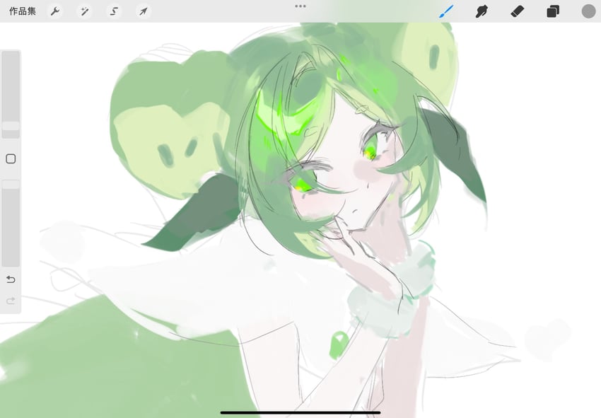 apple faerie cookie (cookie run and 1 more) drawn by fructoseies