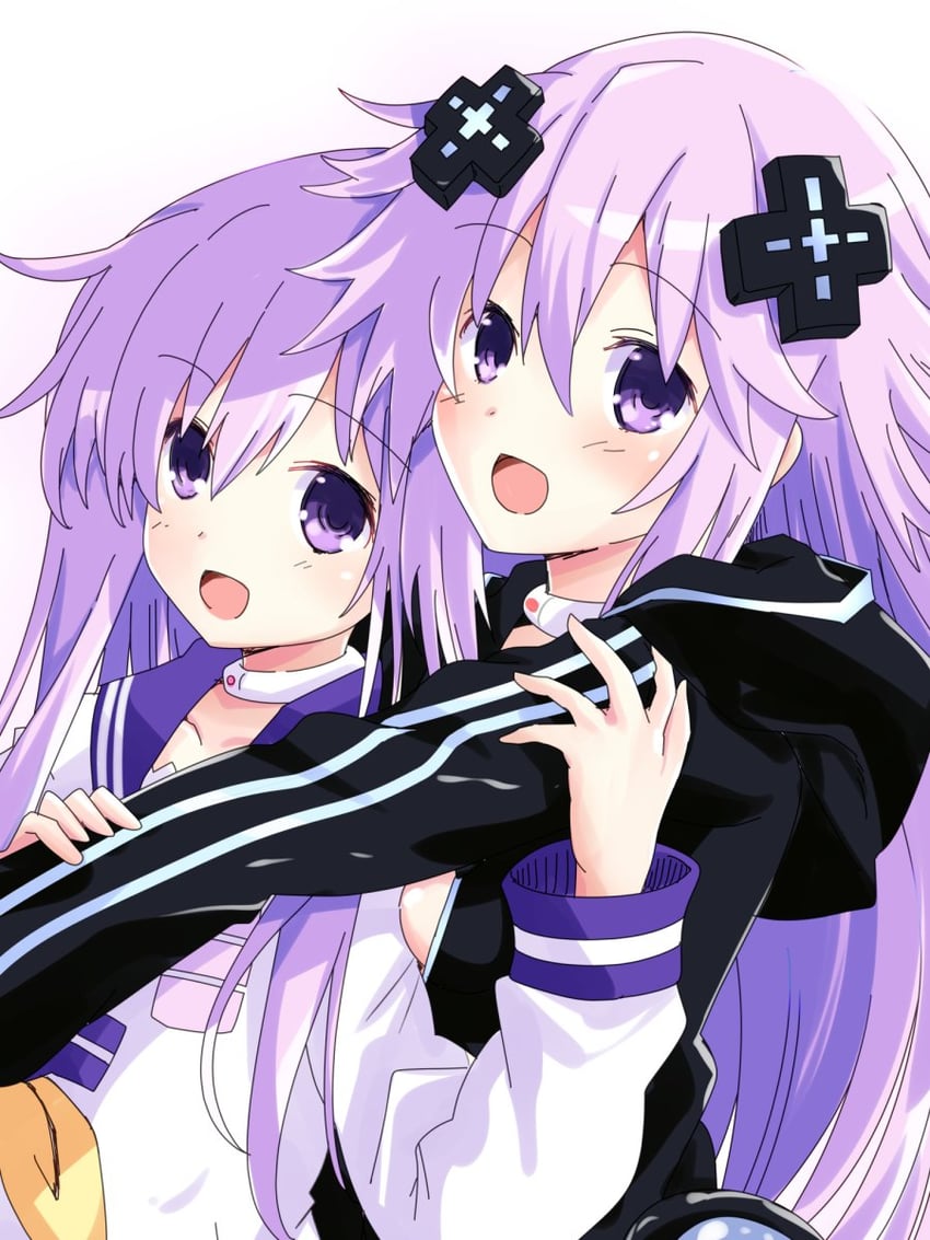 nepgear and adult neptune (neptune and 1 more) drawn by iwashi_dorobou_-r-