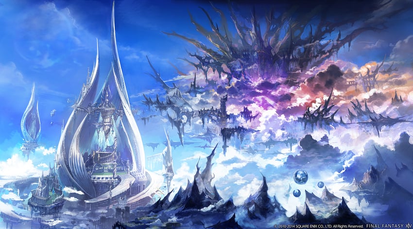 final fantasy and 1 more drawn by yamate_seiji
