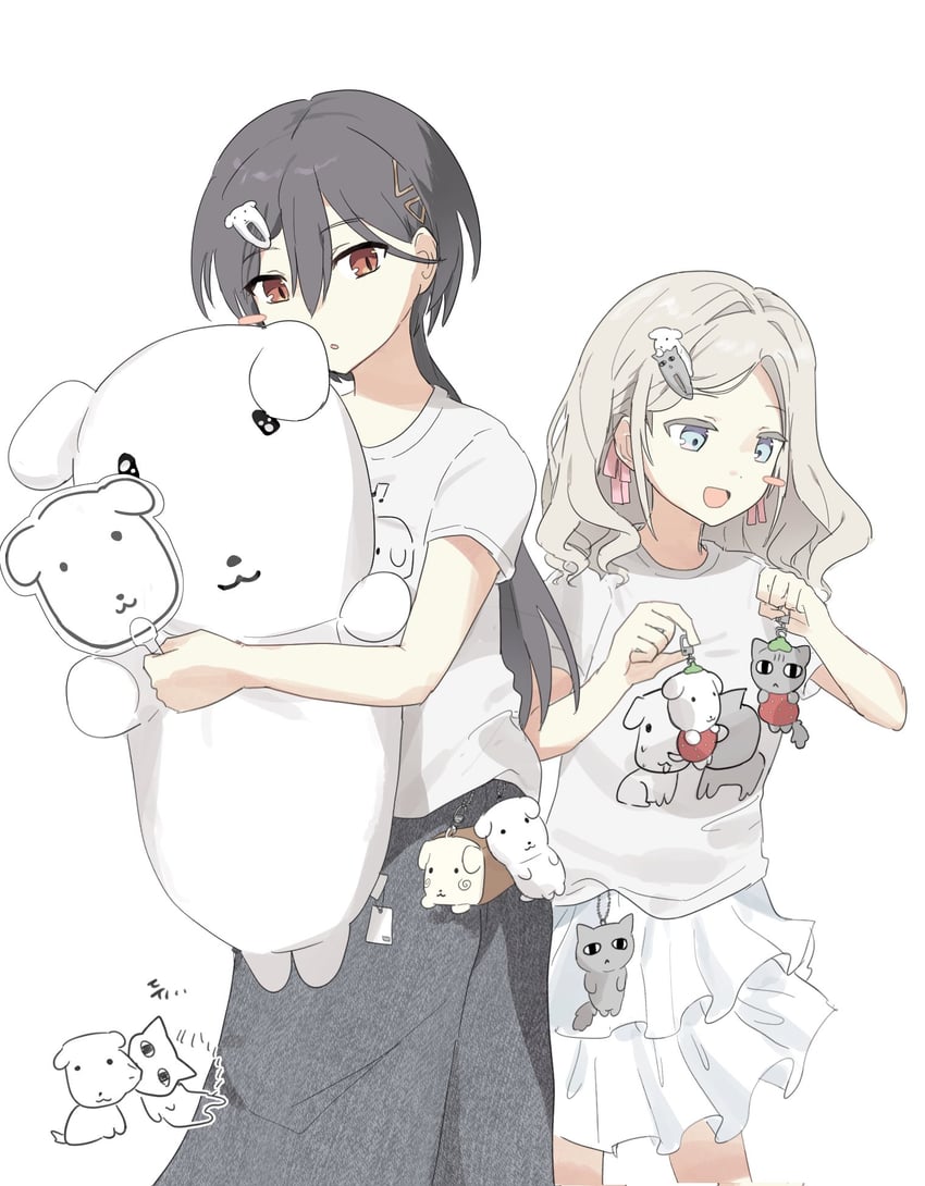 ceras yanagida lilienfeld and katsuragi izumi (love live! and 1 more) drawn by churhami
