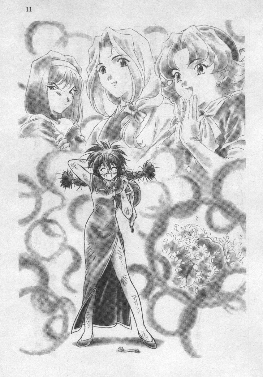kanzaki sumire, ri kouran, oogami ichirou, sakakibara yuri, and fujii kasumi (sakura taisen and 1 more) drawn by okuda_matsuri