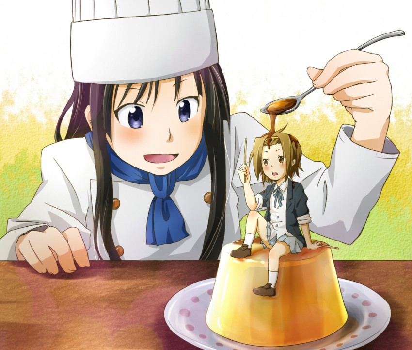 akiyama mio and tainaka ritsu (k-on!) drawn by shakeda_mamoshirou