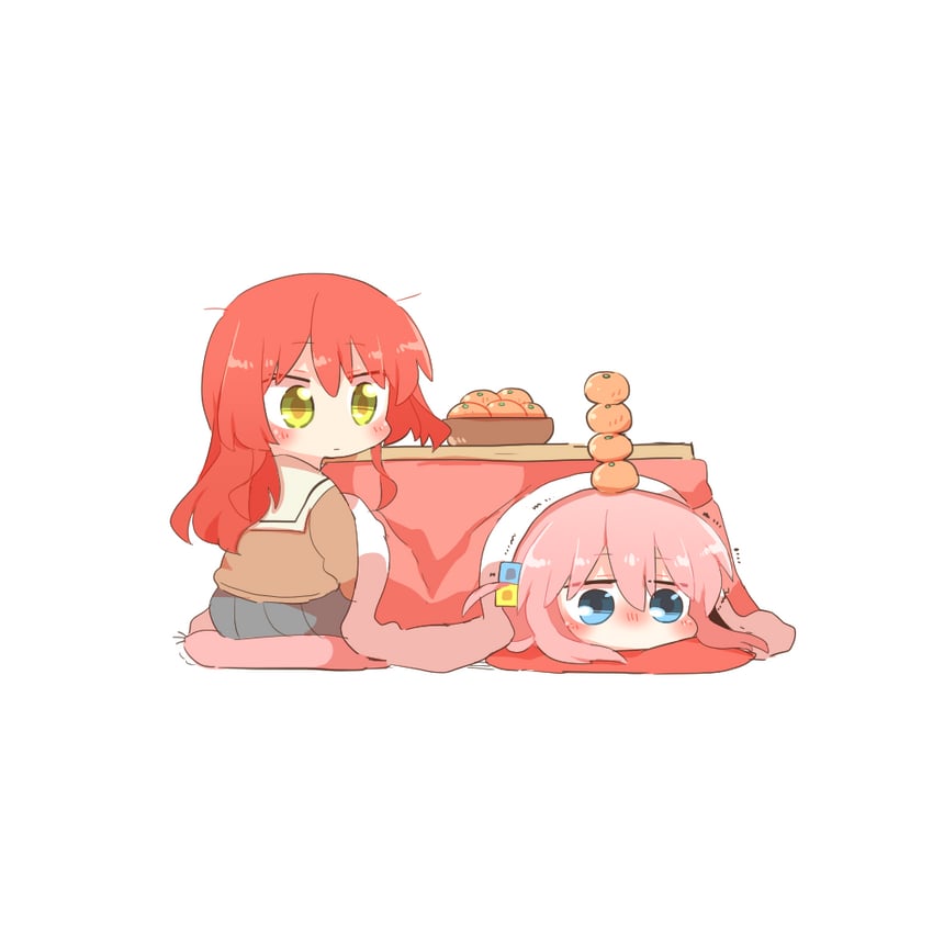 gotoh hitori and kita ikuyo (bocchi the rock!) drawn by rebecca_(keinelove)