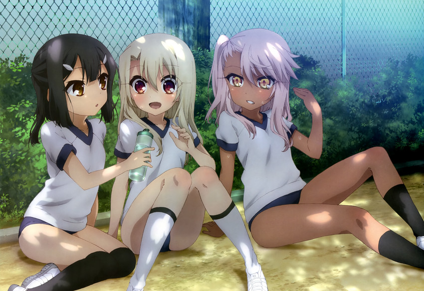 illyasviel von einzbern, chloe von einzbern, and miyu edelfelt (fate and 2 more)