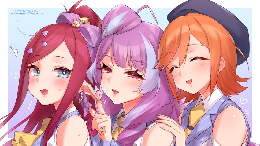mikumo guynemer, kaname buccaneer, and mirage farina jenius (macross and 1 more) drawn by sasanoneko