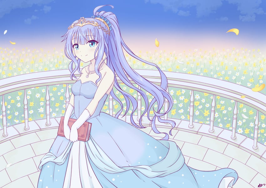 priscilla marcell de palvin (iris mysteria!) drawn by k_(nura-rikuo)
