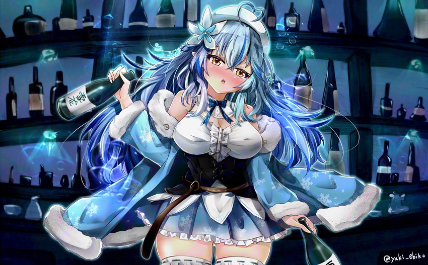 yukihana lamy (hololive) drawn by ebiko_yaki