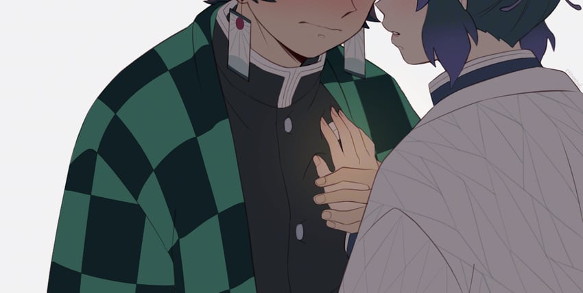 kochou shinobu and kamado tanjirou (kimetsu no yaiba and 1 more) drawn by user_fhwv8447