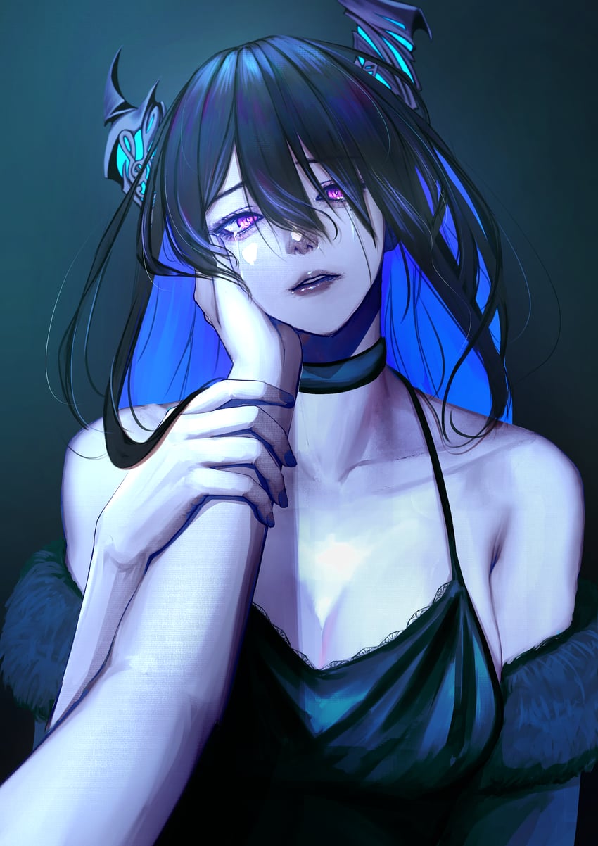 nerissa ravencroft (hololive and 1 more) drawn by soju_ice