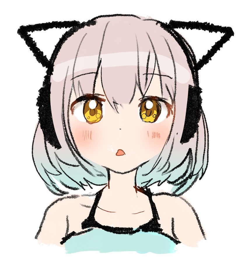 kanade kanon (nanashi inc. and 1 more) drawn by camomi