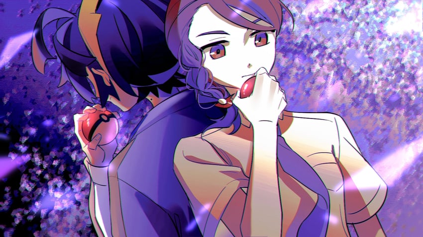 kieran and juliana (pokemon and 1 more) drawn by xiaxiania