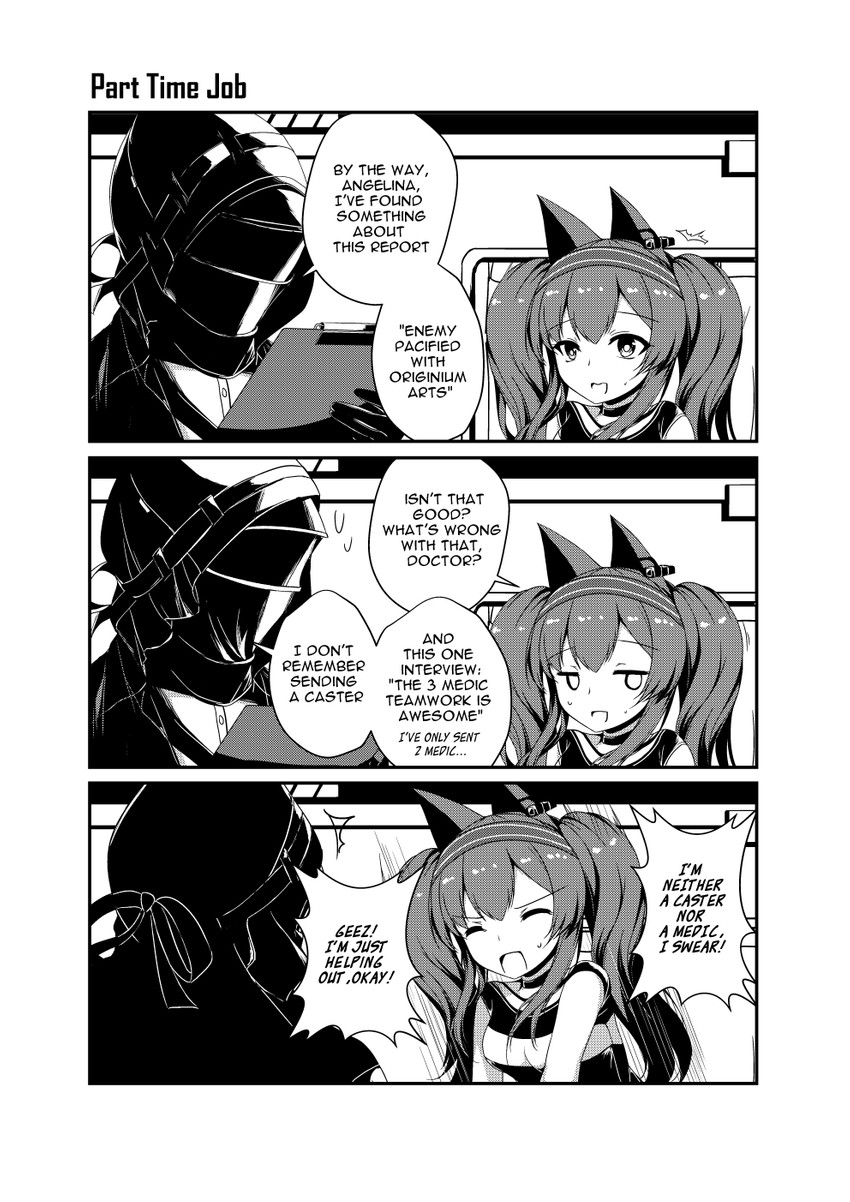 doctor and angelina (arknights) drawn by sheita