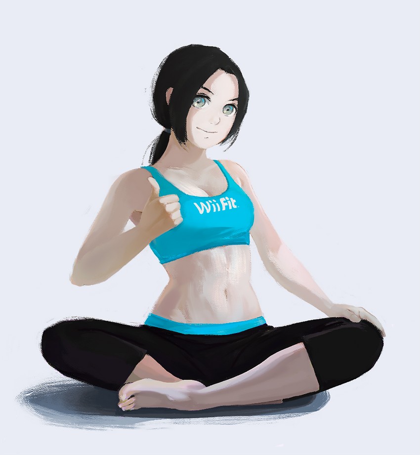 wii fit trainer and wii fit trainer (wii fit) drawn by yana_bau