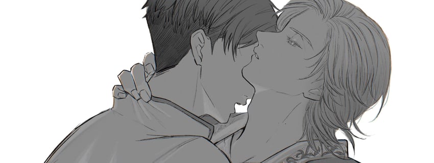 dion lesage and terrence (final fantasy and 1 more) drawn by onigiruru