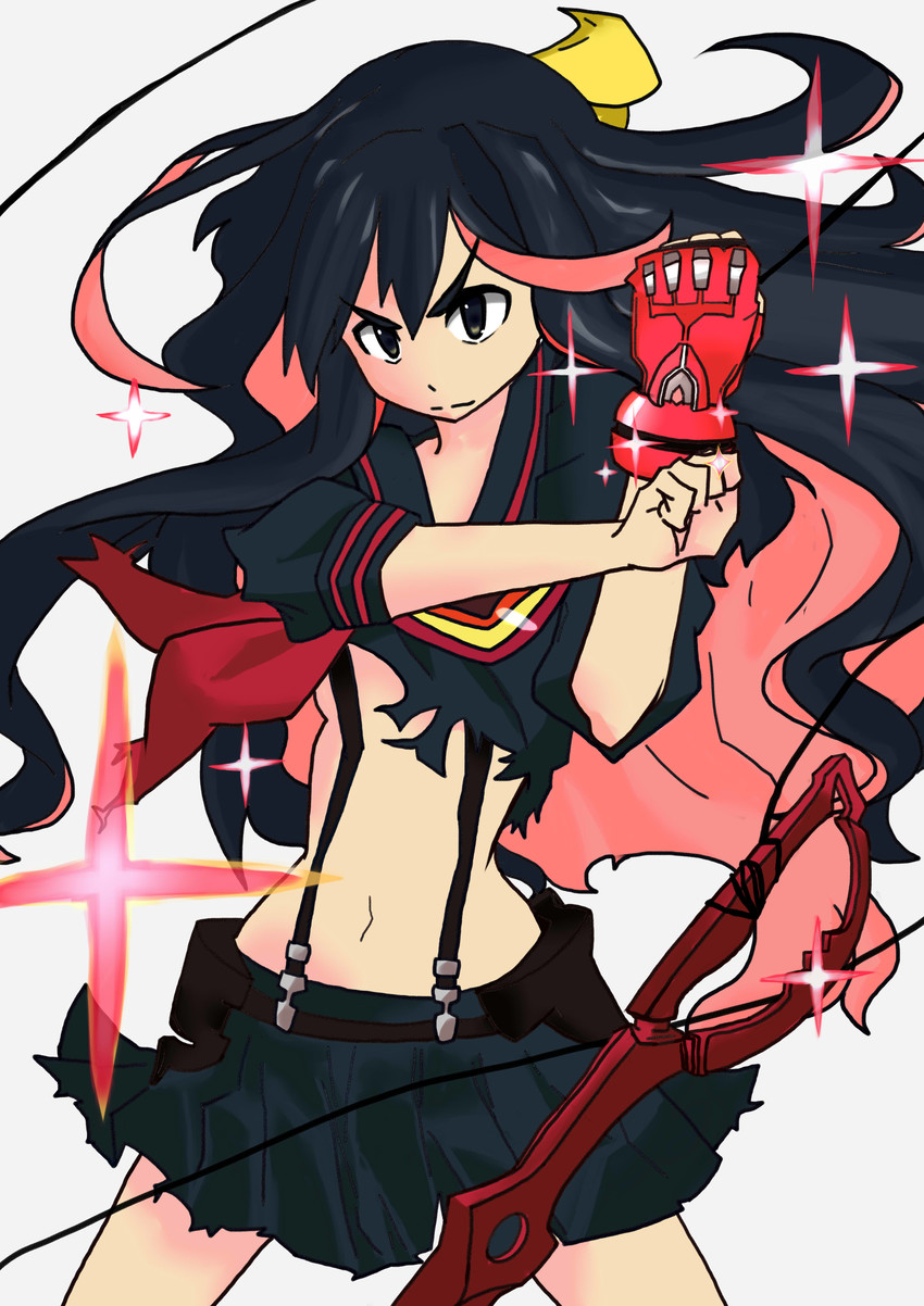 matoi ryuuko, senketsu, and naganami (kantai collection and 1 more) drawn by macbail
