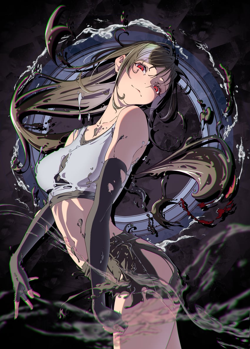 tifa lockhart (final fantasy and 3 more) drawn by temoc