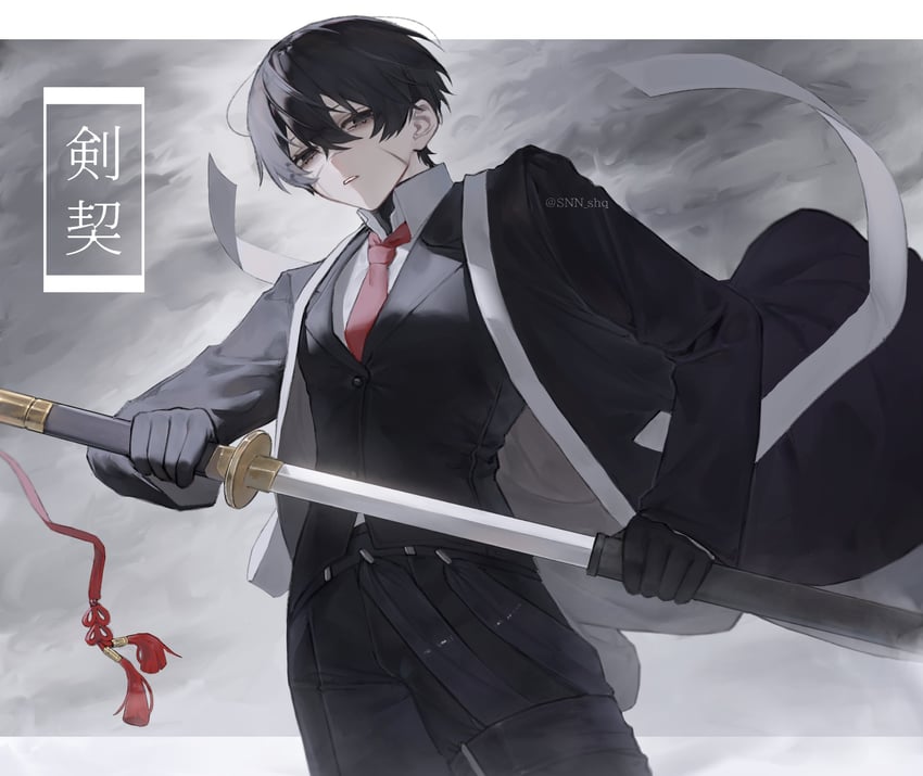 yi sang (project moon and 1 more) drawn by snn_shq