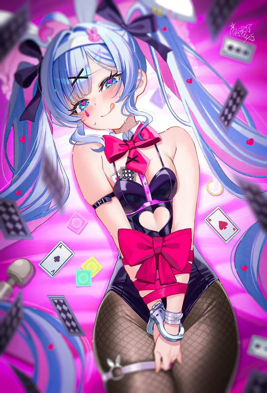 hatsune miku (vocaloid and 1 more) drawn by memu_0113