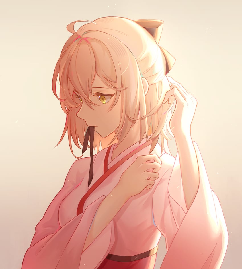 okita souji (fate and 1 more) drawn by dhsauce