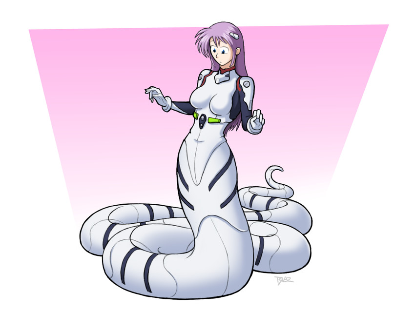 ayanami rei and gillian (original and 1 more) drawn by blaz_b._aros