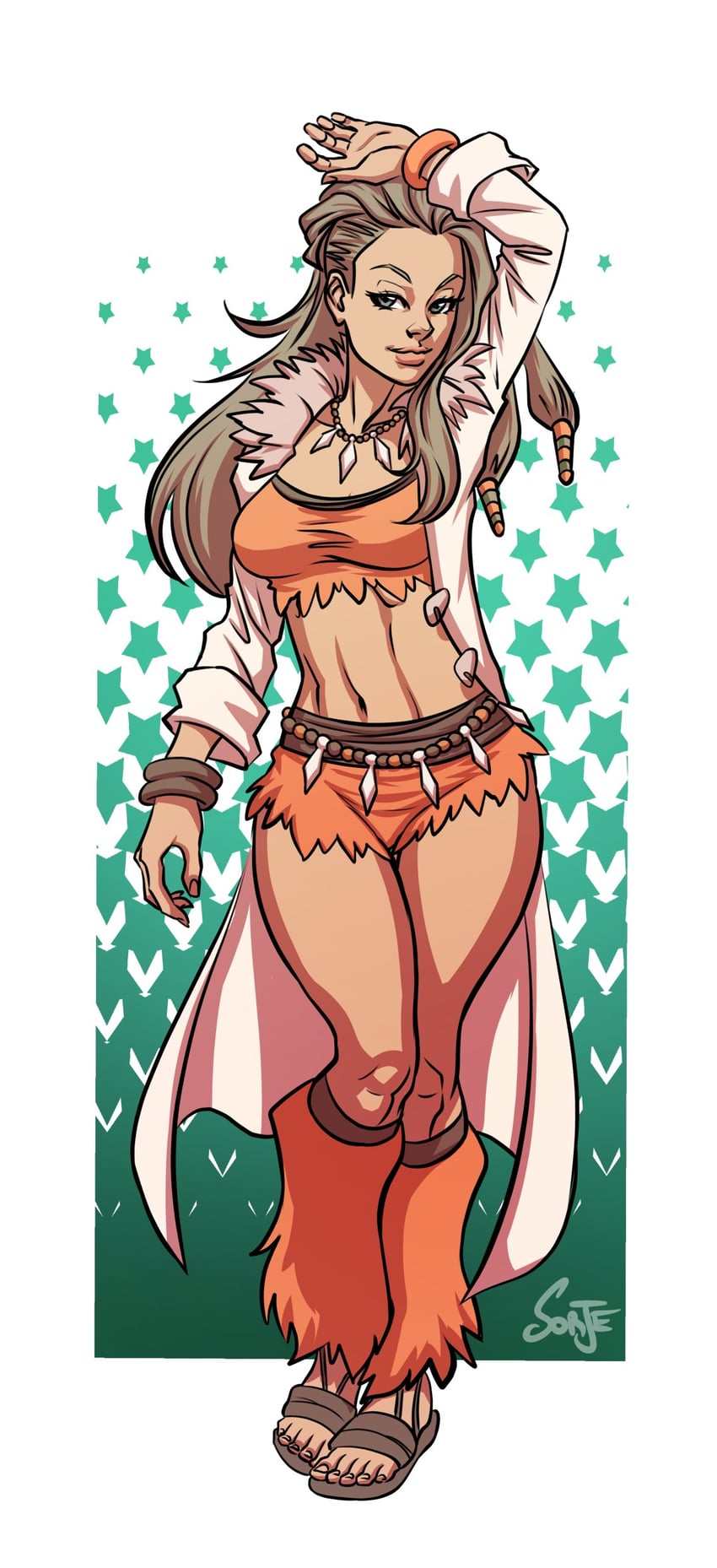 professor sada (pokemon and 1 more) drawn by sorje