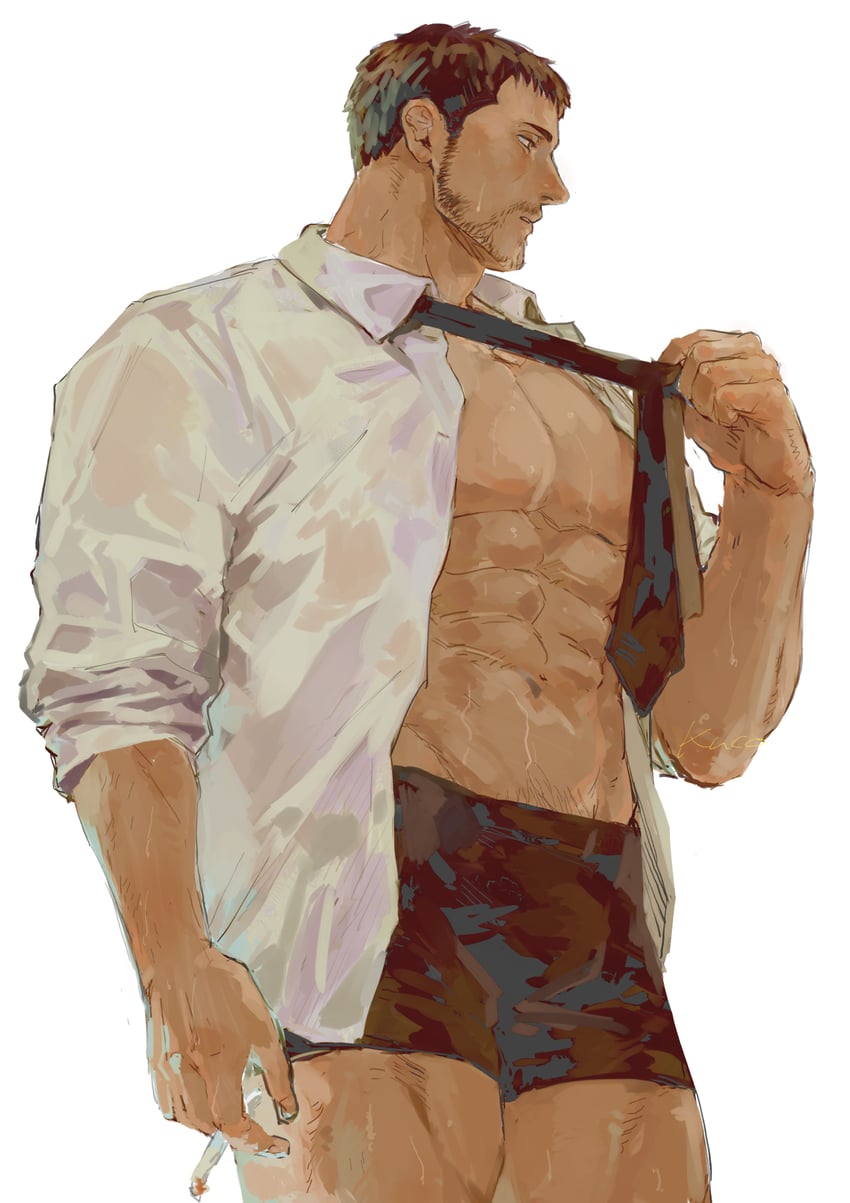 chris redfield (resident evil and 1 more) drawn by kuconoms