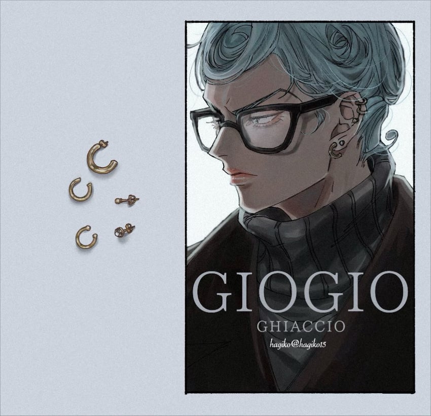 ghiaccio (jojo no kimyou na bouken and 1 more) drawn by hagiko15