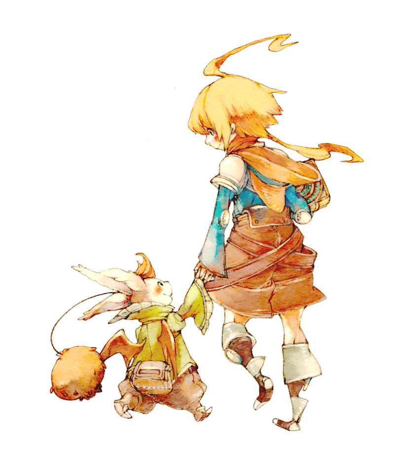 moogle, marche radiuju, and montblanc (final fantasy and 1 more) drawn by luce-in-the-sky
