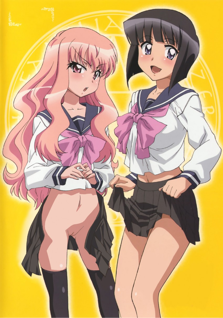 louise francoise le blanc de la valliere and siesta (zero no tsukaima)