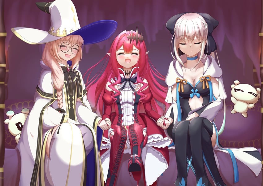 baobhan sith, morgan le fay, aesc, and con (fate and 1 more) drawn by ma_(user_tttp4245)