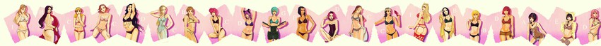 kujo jolyne, trish una, lisa lisa, narciso anasui, foo fighters, and 16 more (jojo no kimyou na bouken and 8 more) drawn by iu