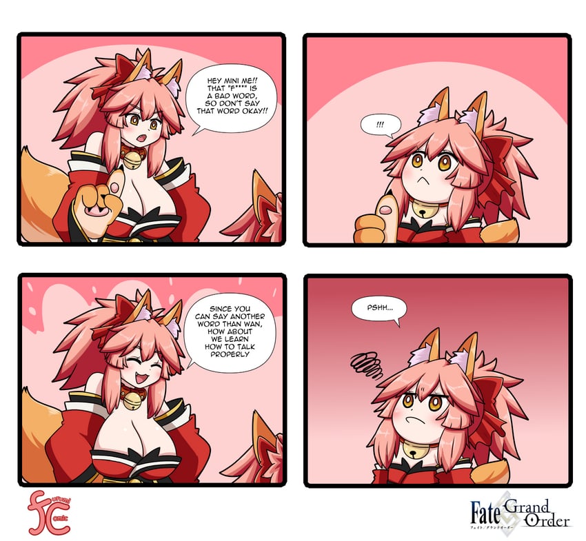 tamamo and tamamo cat (fate and 1 more) drawn by keita_naruzawa