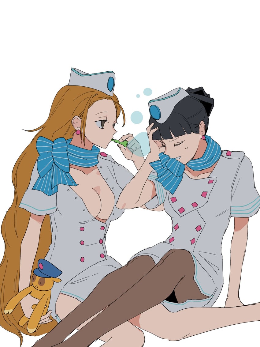 cammy meele and rhoda teneiro (ace attorney and 2 more) drawn by zyaaaak