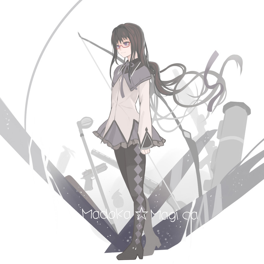 akemi homura (mahou shoujo madoka magica) drawn by mizu_(dl7613)