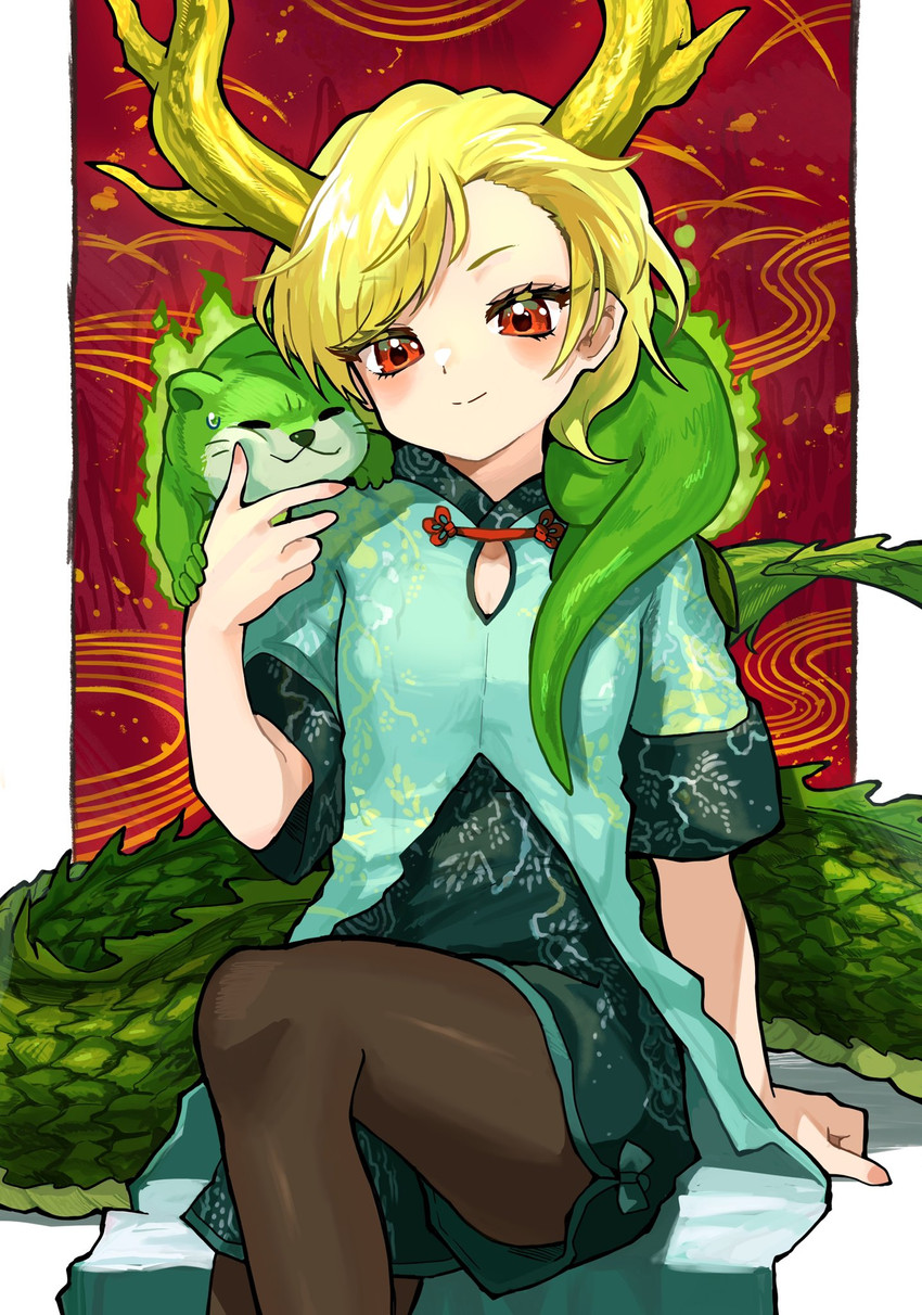 kicchou yachie and otter spirit (touhou) drawn by howhow_notei