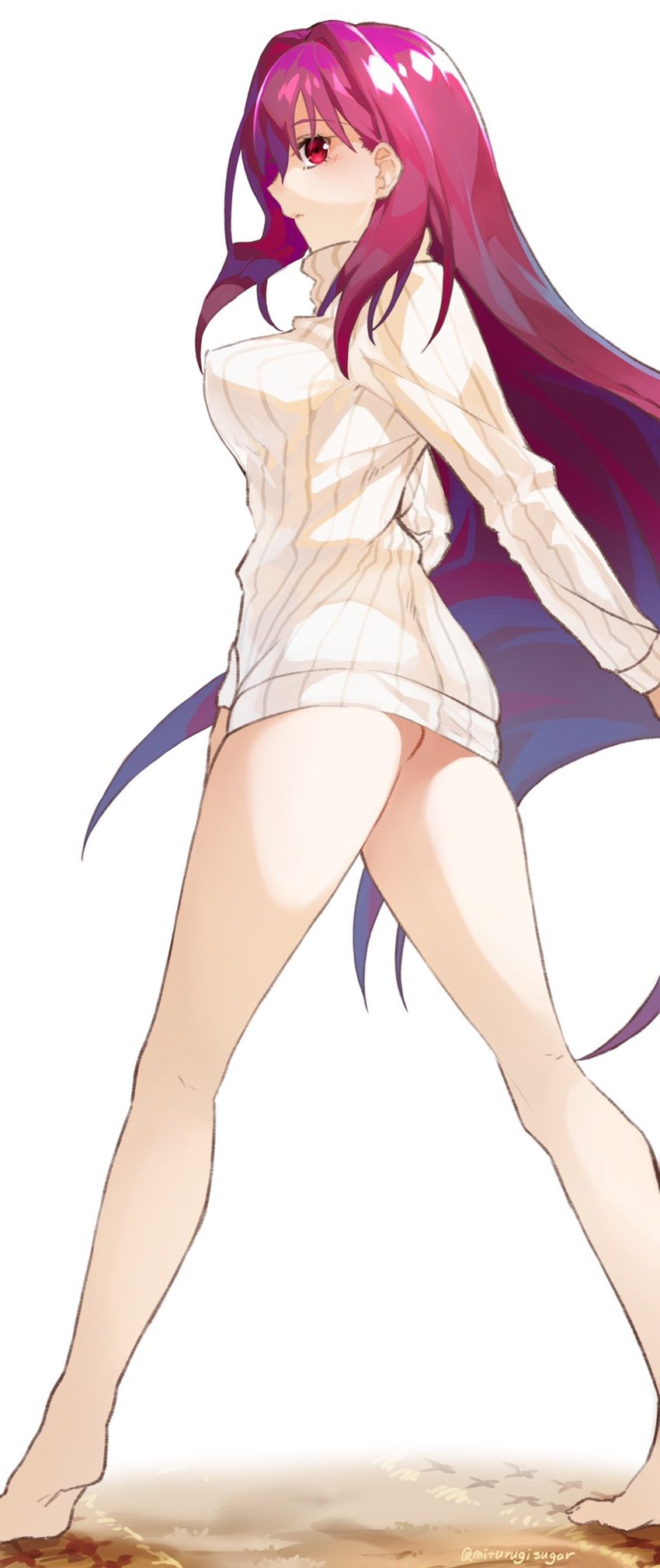 scathach (fate and 1 more) drawn by mitsurugi_sugar